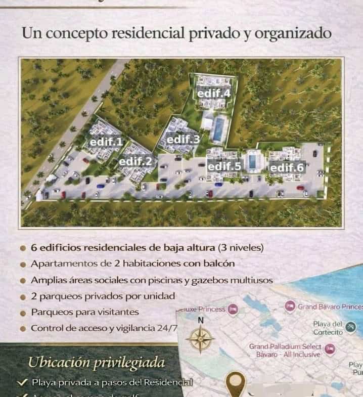 Venta: Apartamento 2 habs en White Sands, Bávaro – Punta Cana. (Cerca de la playa y zonas turísticas).