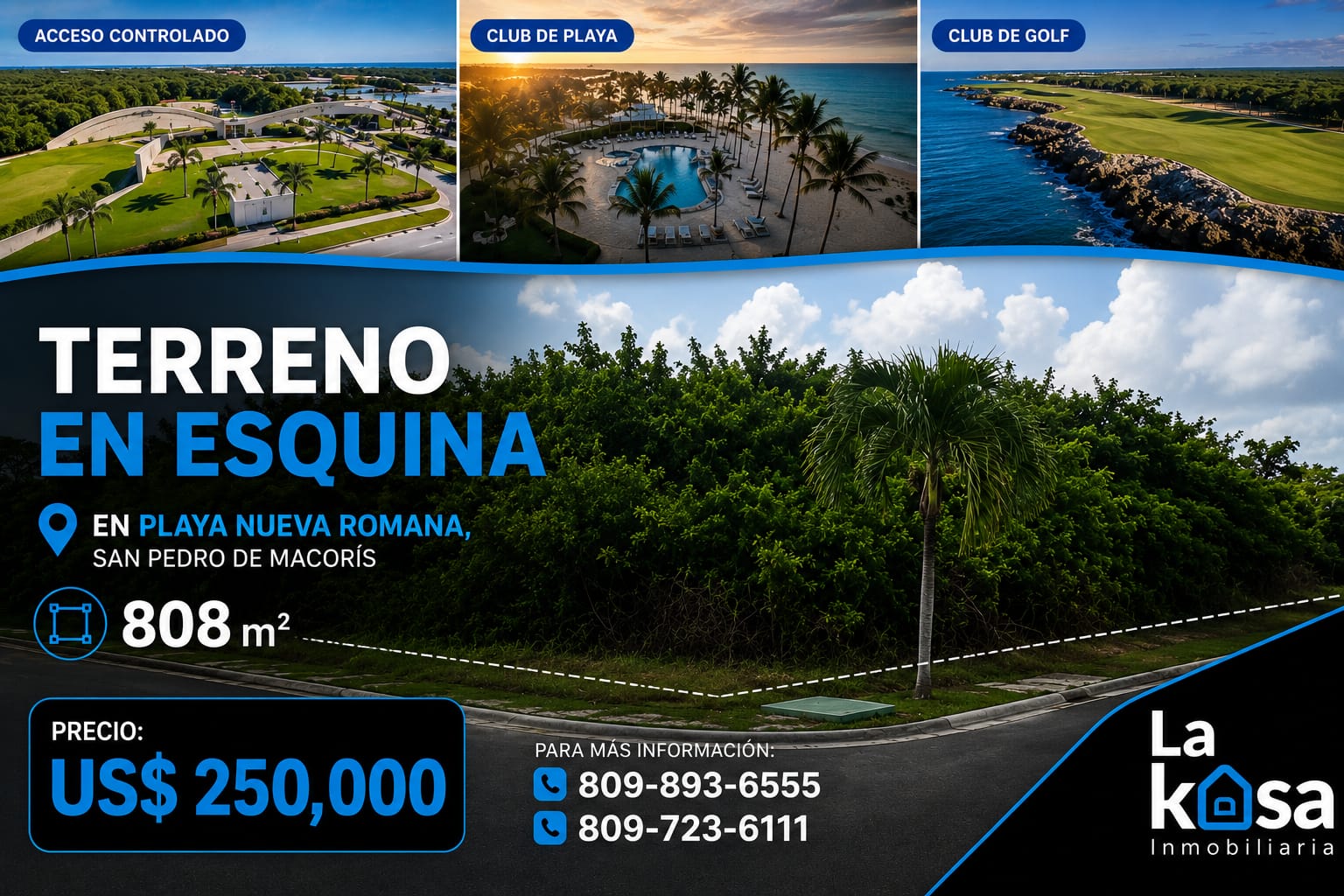 WhatsApp Image 2026-07-08 at 1.18.36 PM Vendo terreno en Playa Nueva Romana